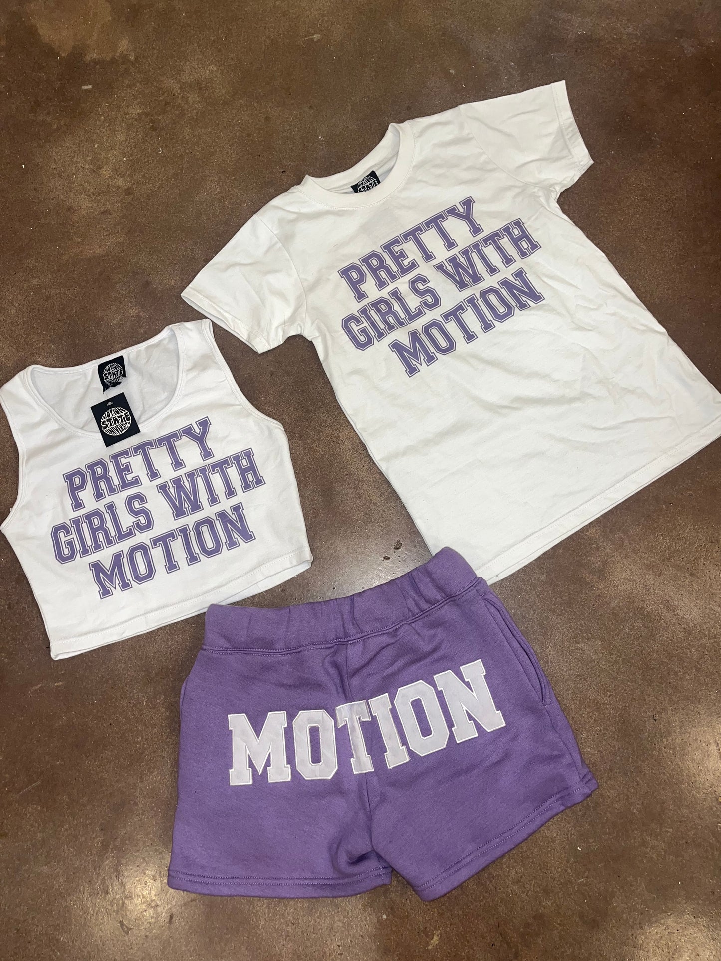 MOTION STATE WOMENS 3 PIECE SHORT SET