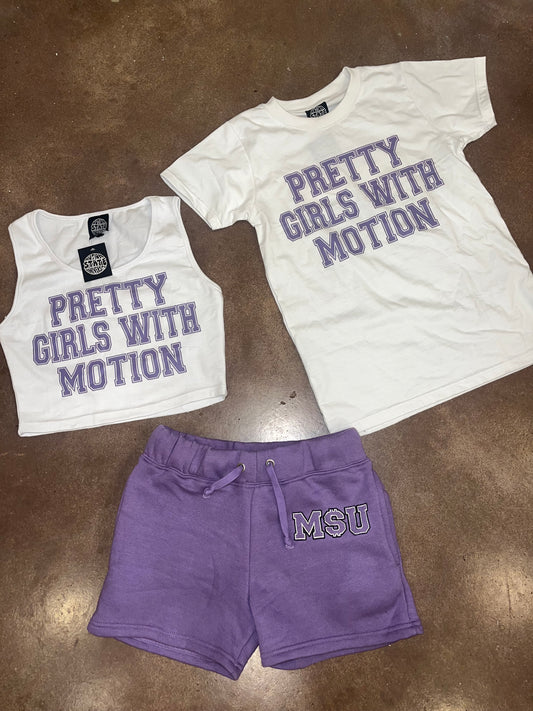 MOTION STATE WOMENS 3 PIECE SHORT SET